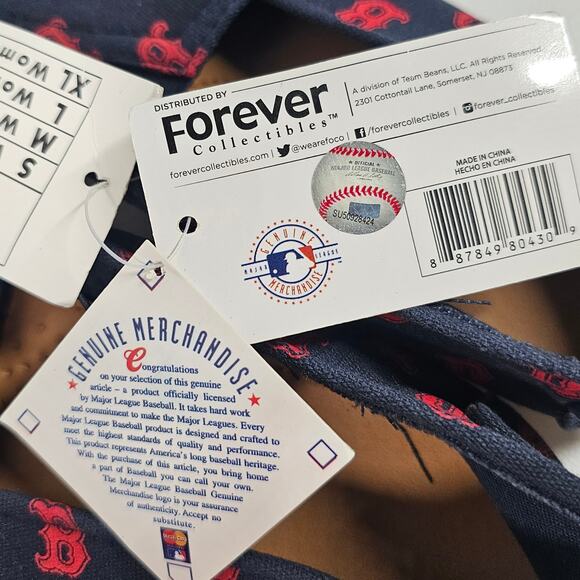 Forever Collectibles Boston Red Sox MLB Women's Canvas Slip-on Flats Medium 7-8 - Picture 7 of 8